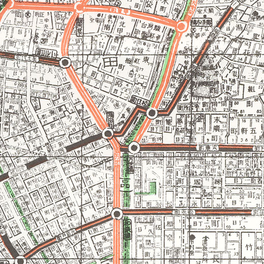 万世橋駅周辺地図（大正9年）