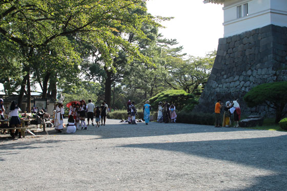 小田原城・広場