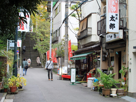 湯島天神男坂下