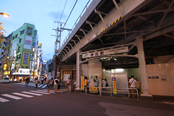 2013年現在の神田駅