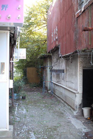 館山市内・スナック通り跡