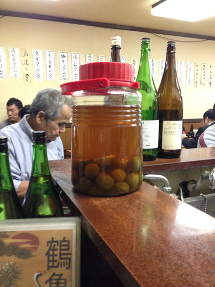 居酒屋鶴亀・自家製梅酒