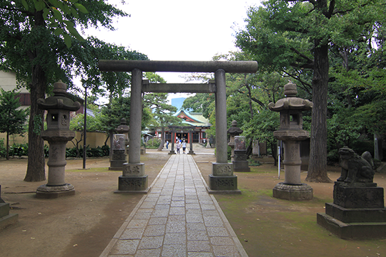 品川神社内