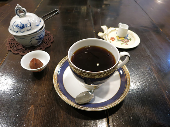 「喫茶 金魚坂」コーヒー